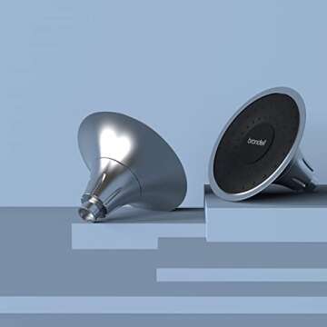 VivaSpring Filtered Shower Head FSH25-CG | Chrome Finish with Slate face and Wide Rain Spray | for s...