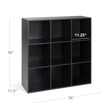 Stylish 9-Cube Storage Organizer for Home or Office