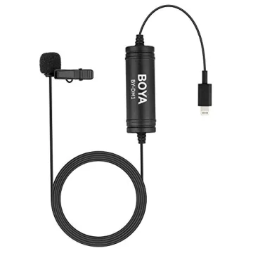BOYA DM1 Lavalier Mic for iPhone - Professional Sound Quality