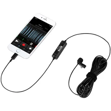 BOYA DM1 Lavalier Mic for iPhone - Professional Sound Quality