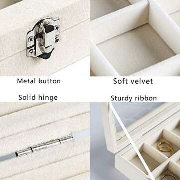 Frebeauty Jewelry Organizer Tray - Stylish Storage Solution