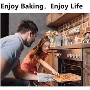 Hromen Baking Paper,30CMX500CM, Baking Parchment Paper, Microwave Oven Cooking Mat Sheet, Unbleached Non-Stick Baking Liners Sheets for Cook Grilling Air Fryer Steaming Bread Cup Cake Cookie BBQ Party