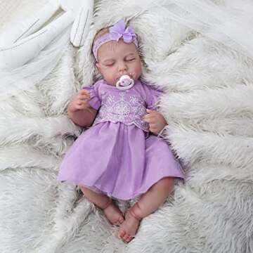 Lifelike 20" WOOROY Reborn Baby Doll for Kids 3+