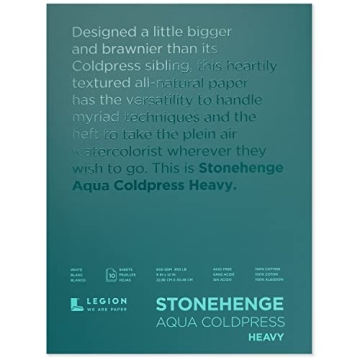 Stonehenge Aqua Watercolor Block 300lb Heavy Paper