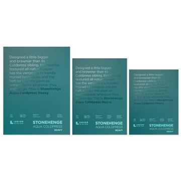 Stonehenge Aqua 300lb Watercolor Block for Artists