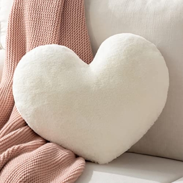 Ashler Plush Heart Throw Pillow Perfect for Gifting on Valentine's Day