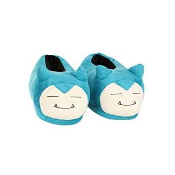 Ground Up Pokémon Snorlax Adult Slippers – Officially Licensed Plush Footwear