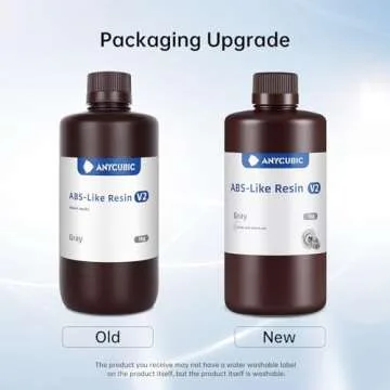 ANYCUBIC Water Washable ABS-Like 3D Printer Resin, High Toughness and Durability, High Precision and...