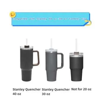 Durable 12 Inch Tritan Straw for Stanley Cup 40/30 oz