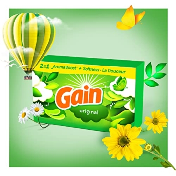 Gain Original Scent Dryer Sheets 240 Count Fabric Softener