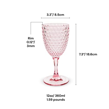 Bellaforte Shatterproof Wine Glasses – Indoor Outdoor Use