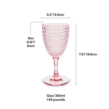 Bellaforte Shatterproof Wine Glasses – Indoor Outdoor Use