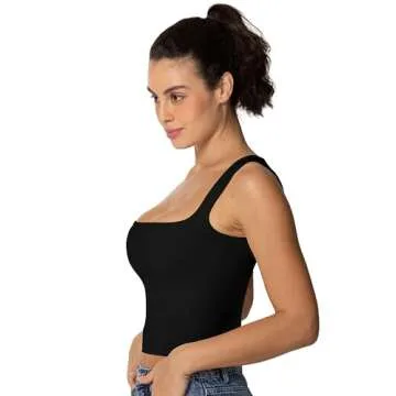 Sunzel Square Neck Tank for Women - Stylish Sleeveless Top