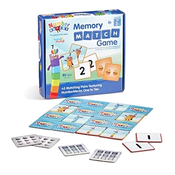 Hand2mind Numberblocks Memory Match Game for Kids