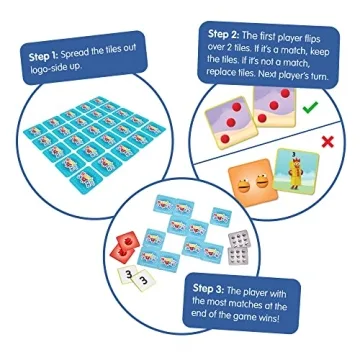 Hand2mind Numberblocks Memory Match Game for Kids