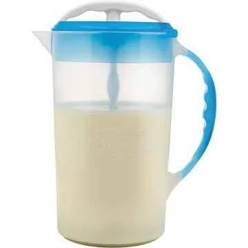 Dr. Brown's 32oz Baby Formula Mixing Pitcher - BPA Free, Locking Lid & Drip-Free Spout