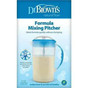 Dr. Brown's Baby Formula Mixer - 32oz, BPA Free, Blue
