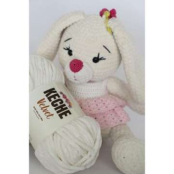Keche Velvet Yarn for Plush Projects - Perfect for All Crafters