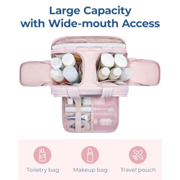 BAGSMART Toiletry Bag for Women - Travel Accessory