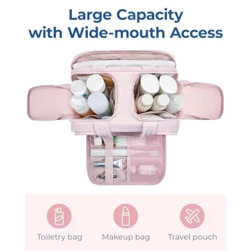 BAGSMART Toiletry Bag for Women - Travel Accessory