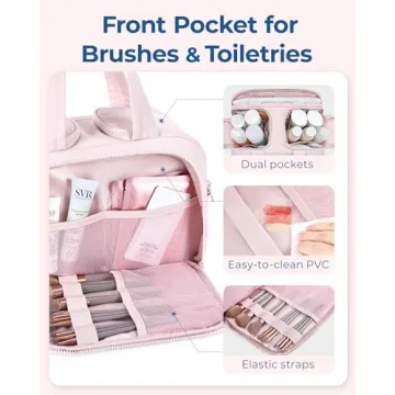 BAGSMART Toiletry Bag for Women - Travel Accessory