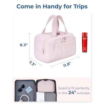 BAGSMART Toiletry Bag for Women - Travel Accessory