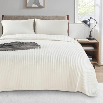 KASENTEX Ultra Soft Stone-Washed Quilt Bedding Set
