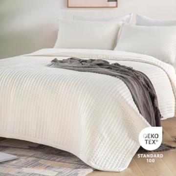 KASENTEX Ultra Soft Stone-Washed Quilt Bedding Set