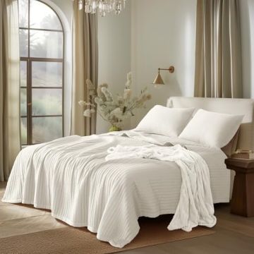 KASENTEX Ultra Soft Stone-Washed Quilt Bedding Set