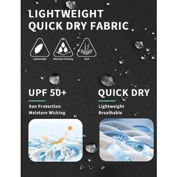 BVVU Women’s Stylish Quick-Dry Swim Board Shorts