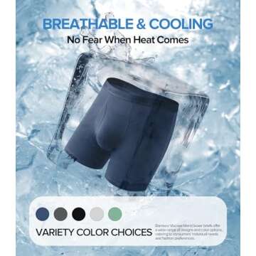 Natural Bamboo Boxer Briefs for Ultimate Comfort