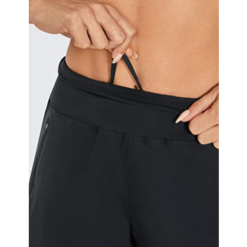 CRZ YOGA Women's Lightweight 4'' Mid Rise Hiking Shorts