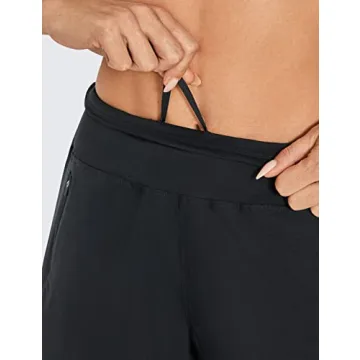 CRZ YOGA Women's Lightweight 4'' Mid Rise Hiking Shorts