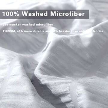 AveLom Light Gray Duvet Cover Set for Modern Bedrooms