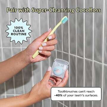 Gentle Cocofloss Cocobrush - Eco-Friendly Dental Care