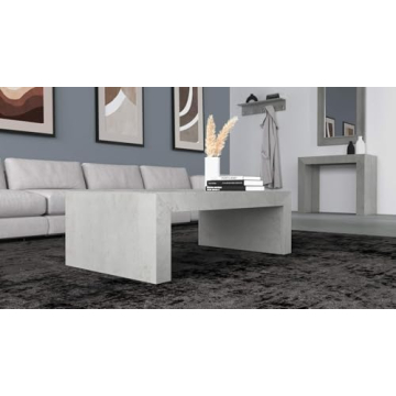 Mobili Fiver Angelica Grey Concrete Coffee Table
