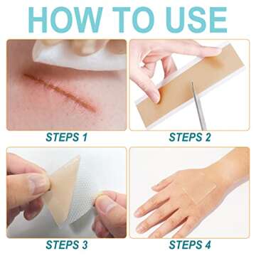 Silicone Scar Sheets (1.6” x 150”-3.8M), Medical Grade Soft Silicone Scar Tape, Strips, Roll - Keloid, C-Section, Surgical, Acne- Scars Removal Treatment, Painless Easy Removal, Reusable