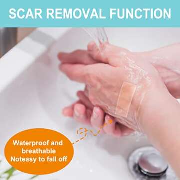 Silicone Scar Sheets (1.6” x 150”-3.8M), Medical Grade Soft Silicone Scar Tape, Strips, Roll - Keloid, C-Section, Surgical, Acne- Scars Removal Treatment, Painless Easy Removal, Reusable