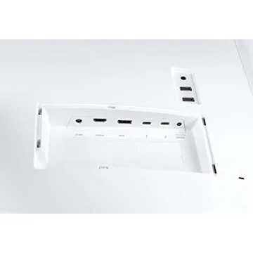 SAMSUNG 34” ViewFinity CJ79 Series Ultrawide QHD (3440x1440) Computer Monitor, 100Hz, Thunderbolt 3 Daisy Chain, QLED, HDMI, USB Hub, Height Adjustable Stand, LC34J791WTNXZA, White