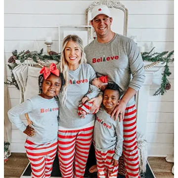 IFFEI Family Matching Christmas Pajamas Set for All Ages
