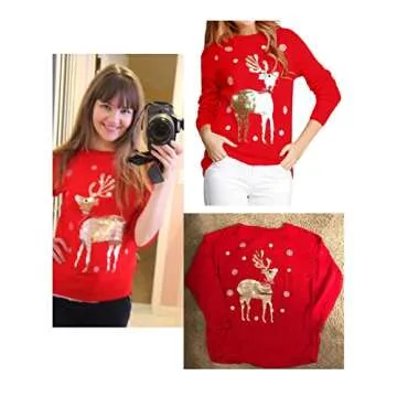 Shop v28 Ugly Christmas Sweater for Women, Festive & Fun!