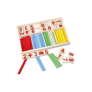 Alytimes Educational Wooden Counting Stick for Kids