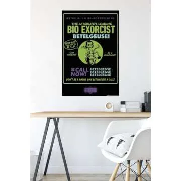 Beetlejuice Bio Exorcist Wall Poster for Every Decor