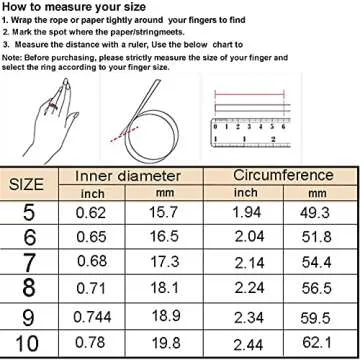 Chuqiu 3PCS Love Friendship Ring Set for Women