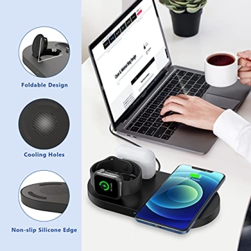 3 in 1 Wireless Charging Station for Apple Devices