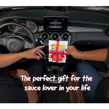 Saucemoto Dip Clip - Car Sauce Holder for Vents & Windows