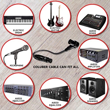 High-Quality 1.5ft Balanced XLR Cable for Musicians