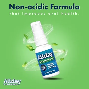 Allday Dry Mouth Spray - Effective Minty Relief Pack of 2