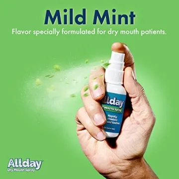Allday Dry Mouth Spray - Effective Minty Relief Pack of 2