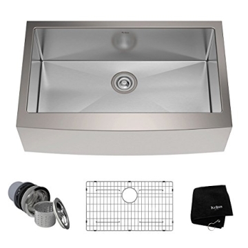 Kraus KHF200-33 Standart PRO Stainless Steel Farmhouse Sink - Elegant & Durable